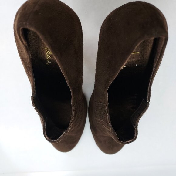 Cole Haan Air Talia Gore Heel Women's 8 B Brown Suede Stiletto Grip Sole Slip On - Picture 9 of 15